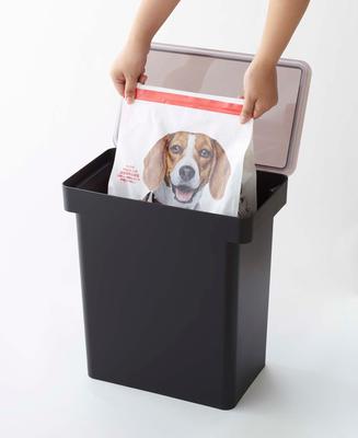Yamazaki Home Tower Rolling Airtight Pet Food Storage Container
