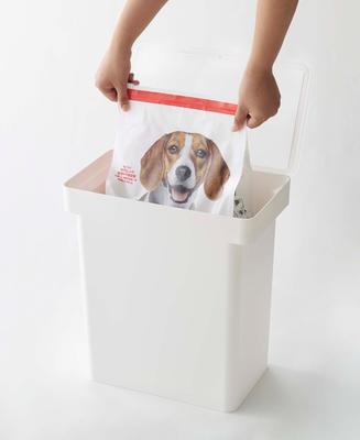Show full view: Yamazaki Home Tower Rolling Airtight Pet Food Storage Container, White, X-Large: 6.6-gal slide 3 of 10