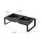 Show in main carousel: Yamazaki Home Tower Elevated Double Dog & Cat Bowl with Stand, 1.25-cup, Black, Tall slide 6 of 6