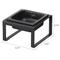 Show in main carousel: Yamazaki Home Tower Elevated Single Dog & Cat Bowl with Stand, 1.25-cup, Black, Tall slide 7 of 8