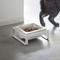 Show in main carousel: Yamazaki Home Tower Elevated Single Dog & Cat Bowl with Stand, 1.25-cup, White, Short slide 2 of 8
