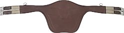 M. Toulouse Platinum Padded Leather Horse Belly Guard Jumper Girth, Chocolate, 56-in slide 2 of 2