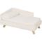 Show in main carousel: Wisfor Elevated Waterproof L-Shaped Nordic Stool Cat Sofa Bed, White, Large slide 9 of 11