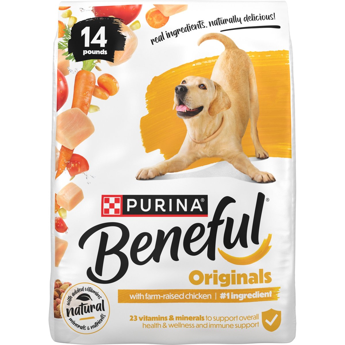 Purina Beneful Originals with Farm-Raised Chicken Dry Dog Food, 14-lb bag