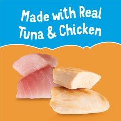 Friskies Lil' Soups with Tuna in a Velvety Chicken Broth Lickable Cat Treats, 1.2-oz cup, case of 8 slide 2 of 9