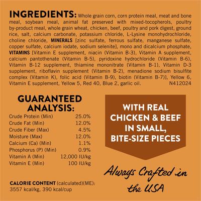 Dog Chow Adult Little Bites with Real Chicken & Beef Small Breed Dry Dog Food