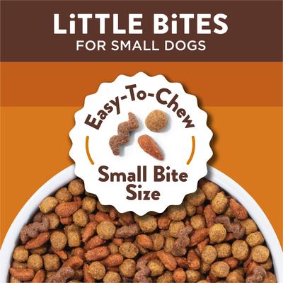 Dog Chow Adult Little Bites with Real Chicken & Beef Small Breed Dry Dog Food