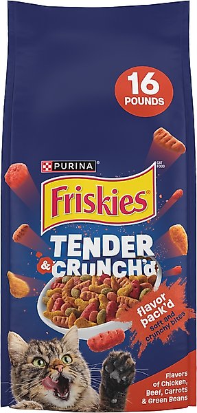 Friskies Tender & Crunchy Combo Dry Cat Food