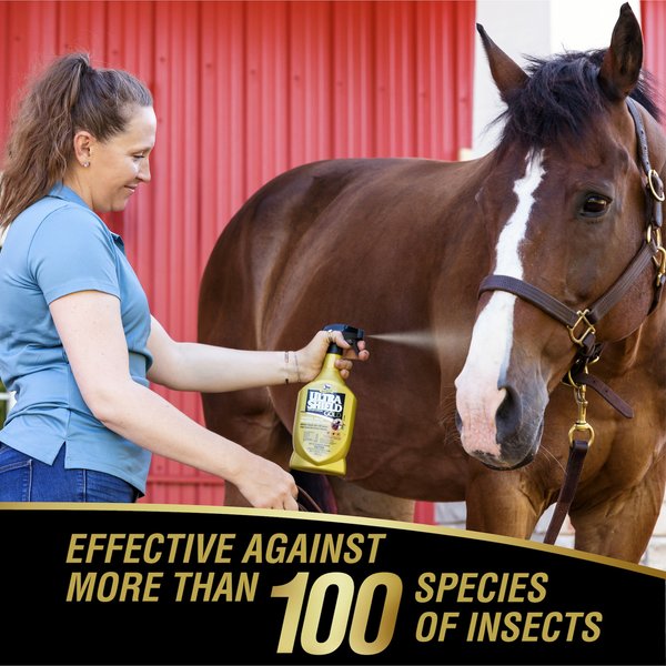 Show full view: Absorbine UltraShield Gold Horse Fly Spray Refill, 32-fl oz bottle slide 4 of 8