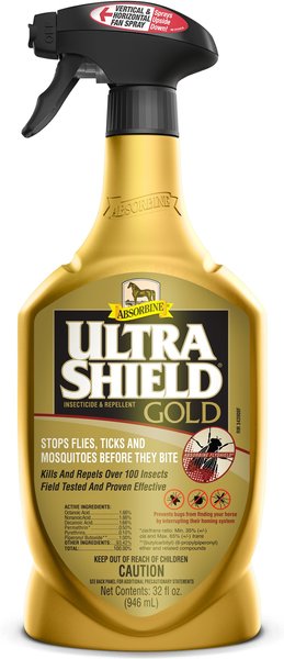 Show full view: Absorbine UltraShield Gold Horse Fly Spray Refill, 32-fl oz bottle slide 1 of 8