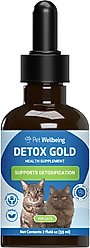 Pet Wellbeing Detox GOLD Bacon Flavored Liquid Immune Supplement for Cats, 2-oz bottle