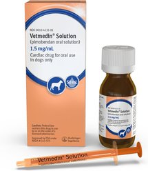 Vetmedin (pimobendan oral solution) Solution for Dogs, 1.5 mg/mL, 50 mL slide 1 of 9