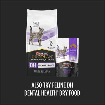 Show full view: Purina Pro Plan Veterinary Diets Crunchy Bites Dental Cat Treats, 1.8-oz bag slide 9 of 11