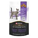Purina Pro Plan Veterinary Diets Crunchy Bites Dental Cat Treats, 1.8-oz bag