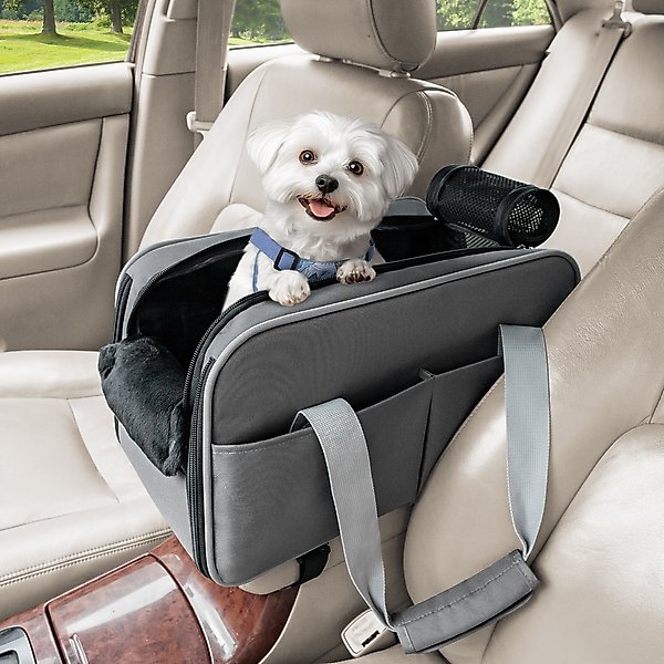 Petsfit Airline Approved Center Console Small Dog Car Booster Seat Carrier