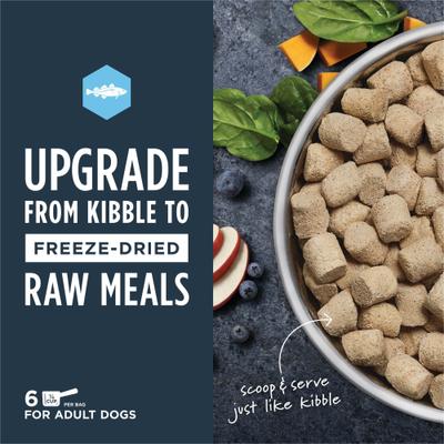 Show full view: Instinct Freeze-Dried Raw Meals Grain-Free Wild-Caught Alaskan Pollock Recipe Dog Food, 3-oz bag slide 3 of 11