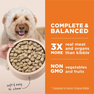 Instinct Raw Meals Grass-Fed Lamb Recipe Grain-Free Adult Freeze-Dried Dog Food