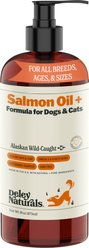 Deley Naturals Wild Alaskan Salmon Oil + for Dogs & Cats, 16-fl oz bottle slide 2 of 8