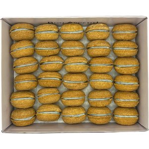 Bonne et Filou Handmade Birthday Cake Human-Grade Macaron Dog Treats, 40 count
