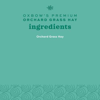 Show full view: Oxbow Orchard Grass Hay Small Animal Food, 20-lb bag slide 9 of 12