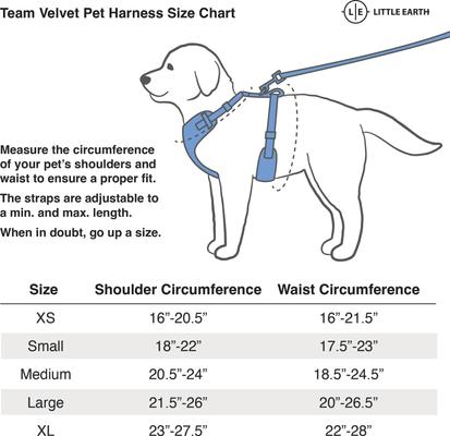 Show full view: Littlearth NFL Velvet Dog Harness, Cleveland Browns, X-Small slide 7 of 8