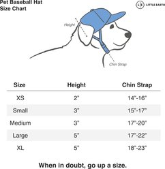 Littlearth NFL Dog & Cat Baseball Hat, New York Giants, X-Large slide 2 of 2