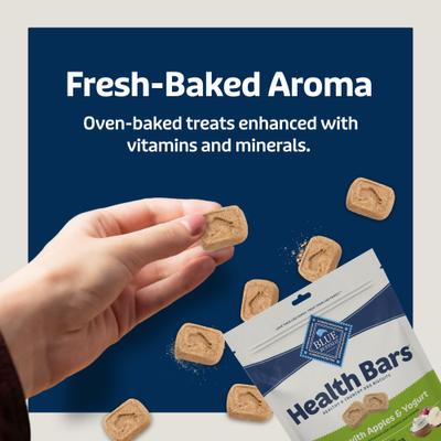 Show full view: Blue Buffalo Health Bars Apple & Yogurt Mini Dog Treats, 1-lb bag slide 7 of 11
