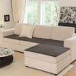 Show in main carousel: Allisandro Washable & Waterproof Anti-Slip Velvet Dog Couch Cover, Dark Grey, 24 x 56-in slide 1 of 9