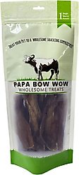 Papa Bow Wow Wholesome Treats Tendon 6-inch Natural Dog Chew Treats, 1-lb bag