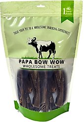 Papa Bow Wow Wholesome Treats Tripe 12-inch Natural Dog Chew Treats, 1-lb bag