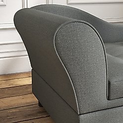 Bencmate Sofa with Tufted Cushion & Under-Seat Storage Dog Bed, Grey slide 2 of 7