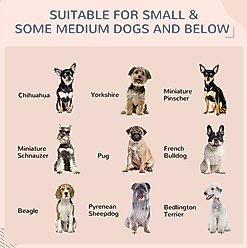 jansno Wicker Water-Resistant Cushion Elevated Dog Bed with Canopy, Gray slide 2 of 8