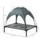 Show in main carousel: Bencmate Elevated Portable Cot Indoor/Outdoor Dog Bed with UV Canopy Shade, Grey, 30 x 24 x 28.75-in slide 7 of 8