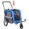 Show in main carousel: Aosom 2-in-1 Small Dog Bike Trailer & Stroller, Blue slide 1 of 9