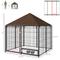 Show in main carousel: Cesicia Steel Dog Crate with Canopy, Black slide 7 of 7