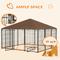 Show in main carousel: jansno Puppy Playpen with Canopy, Coffee slide 5 of 8
