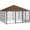 Show in main carousel: jansno Puppy Playpen with Canopy, Coffee slide 6 of 8