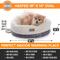 Show in main carousel: K&H Pet Products Thermo-Snuggle Cup Bomber Heated Dog & Cat Bed, Gray slide 2 of 12