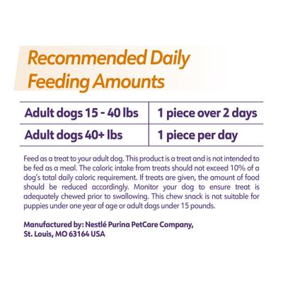 Show full view: DentaLife Plus Immune Support Chicken, Apple & Blueberry Flavor Large Dog Dental Treats, 19 count (original) slide 10 of 12