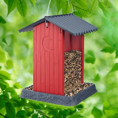 Show full view: North States Shed Bird Feeder, Red slide 6 of 7