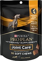 Purina Pro Plan Veterinary Diets Joint Supplement for Dogs, Hip & Joint Soft Chews for Small Dogs, 30 count