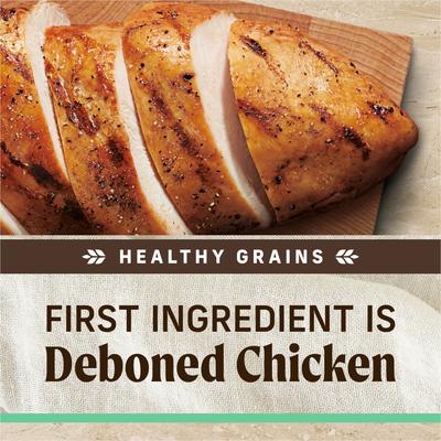 Show full view: Merrick Healthy Grains Senior Recipe Dry Dog Food, 4-lb bag slide 7 of 13