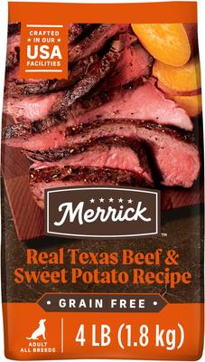 Merrick Real Texas Beef + Sweet Potato Recipe Grain-Free Chicken-Free Adult Dry Dog Food