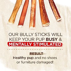 Natural Farm 6-inch Thin Bully Sticks Dog Treats, 25 count slide 2 of 6