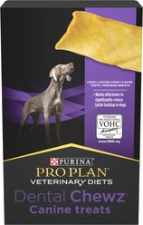 Purina Pro Plan Veterinary Diets Dental Chewz Dental Chew Dog Treats, 5-oz box
