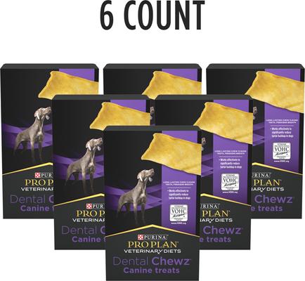 Show full view: Purina Pro Plan Veterinary Diets Dental Chewz Dental Chew Dog Treats, 5-oz box slide 3 of 12