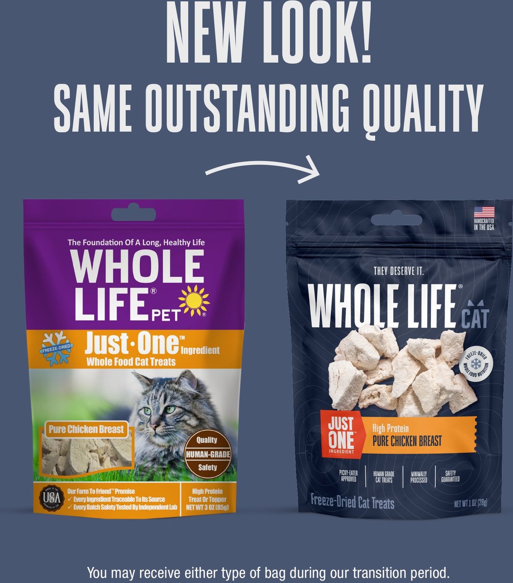 Whole Life Pet Just One Shrimp Freeze-Dried Cat Treats