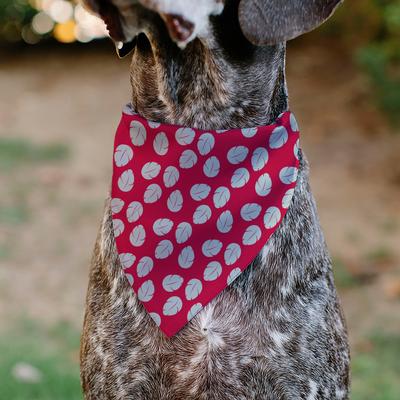 Show full view: Buckle-Down Disney Lilo & Stitch Dress Leaves with Stitch Sitting Dog Bandana slide 6 of 7