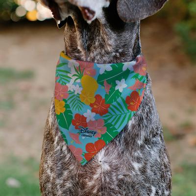 Show full view: Buckle-Down Disney Lilo & Stitch Stitch Hang Loose Pose Floral Dog Bandana slide 5 of 6