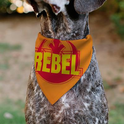 Show full view: Buckle-Down Star Wars Text & Rebel Alliance Insignia Dog Bandana slide 4 of 6